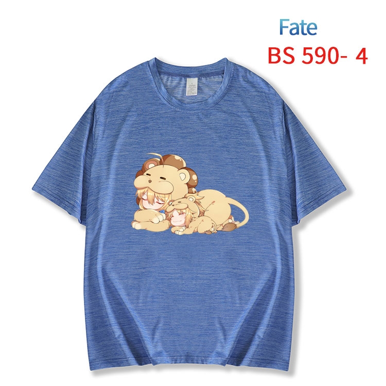 Fate stay night New ice silk cotton loose and comfortable T-shirt from XS to 5XL BS-590-4