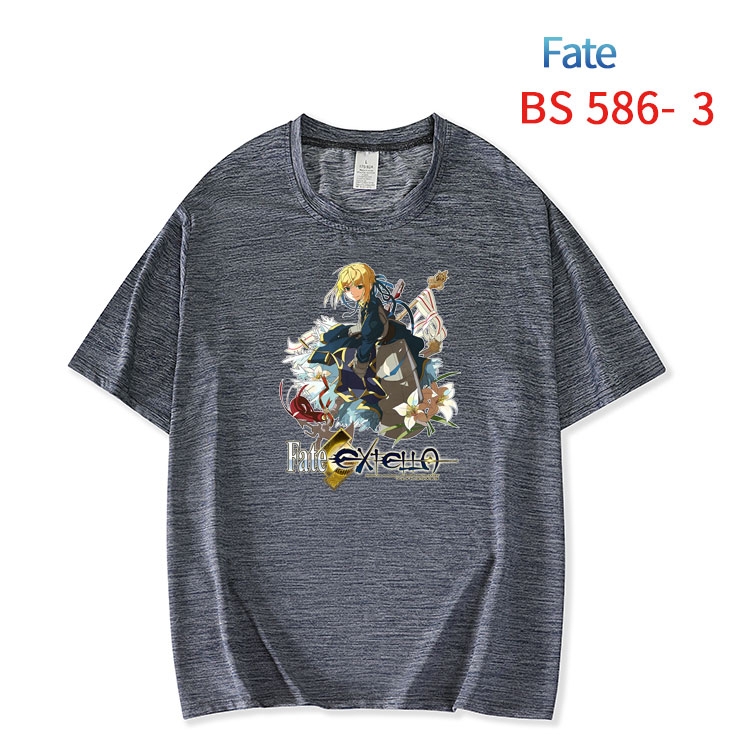 Fate stay night New ice silk cotton loose and comfortable T-shirt from XS to 5XL   BS-586-3