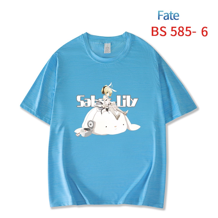 Fate stay night New ice silk cotton loose and comfortable T-shirt from XS to 5XL BS-585-6
