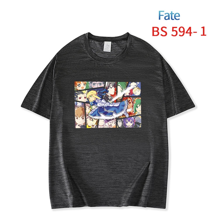 Fate stay night New ice silk cotton loose and comfortable T-shirt from XS to 5XL   BS-594-1