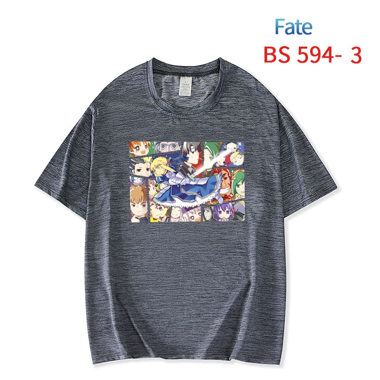 Fate stay night New ice silk cotton loose and comfortable T-shirt from XS to 5XL    BS-594-3