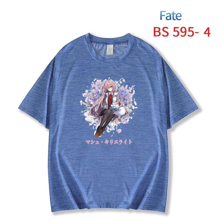 Fate stay night New ice silk cotton loose and comfortable T-shirt from XS to 5XL BS-595-4