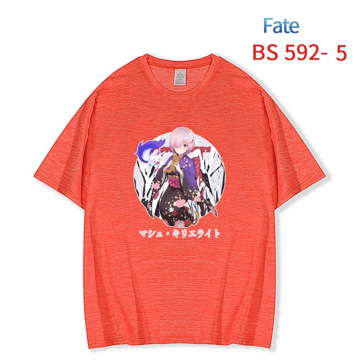Fate stay night New ice silk cotton loose and comfortable T-shirt from XS to 5XL BS-592-5