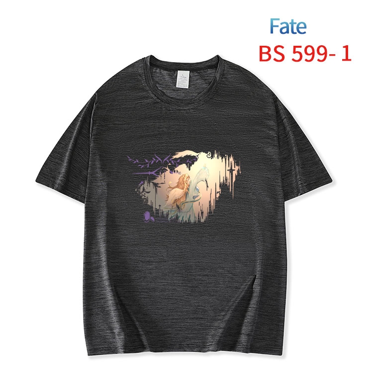 Fate stay night New ice silk cotton loose and comfortable T-shirt from XS to 5XL  BS-599-1