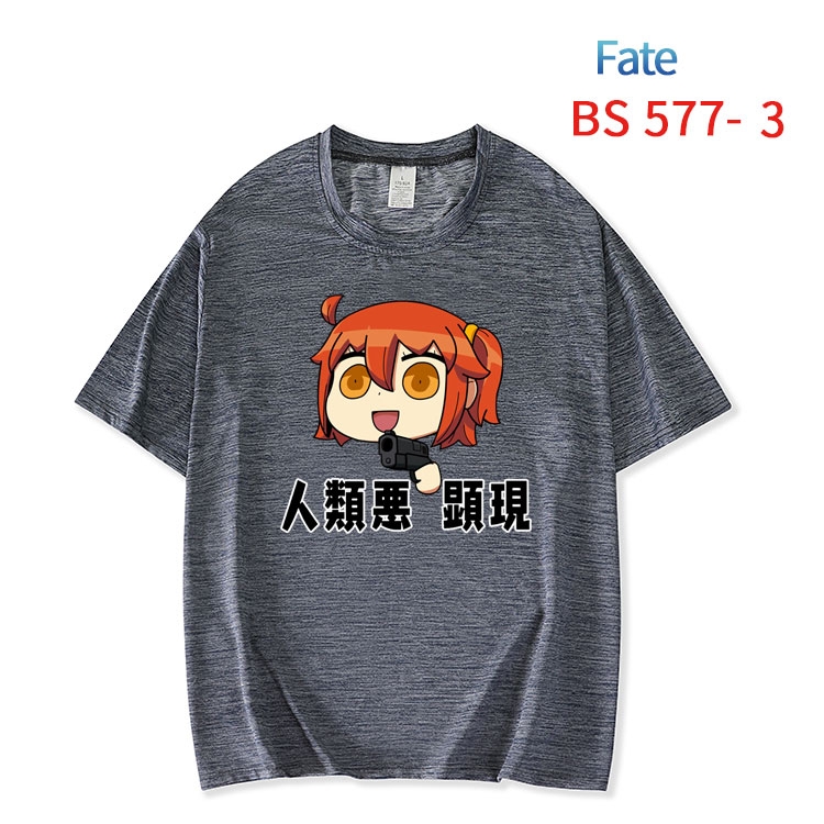 Fate stay night New ice silk cotton loose and comfortable T-shirt from XS to 5XL BS-577-3
