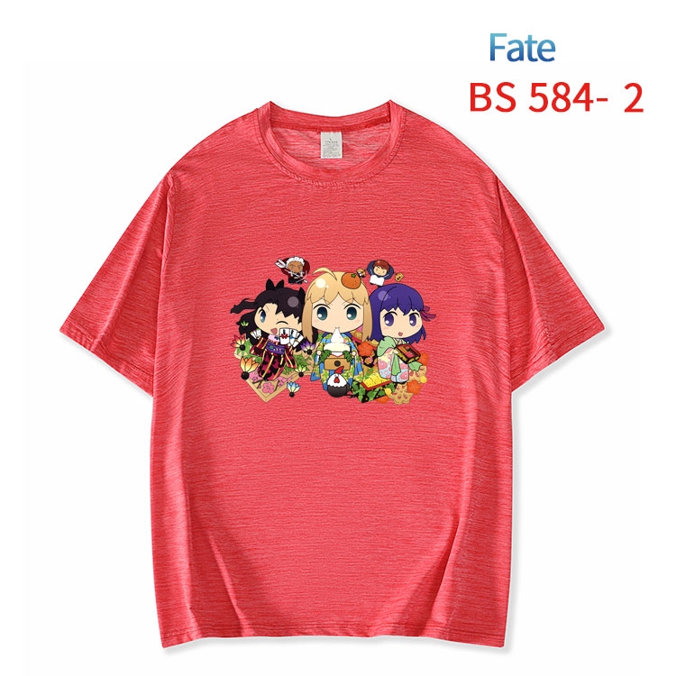 Fate stay night New ice silk cotton loose and comfortable T-shirt from XS to 5XL  BS-584-2
