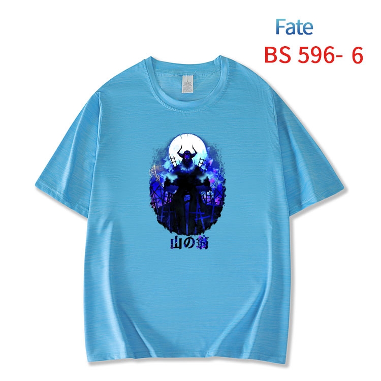 Fate stay night New ice silk cotton loose and comfortable T-shirt from XS to 5XL  BS-596-6