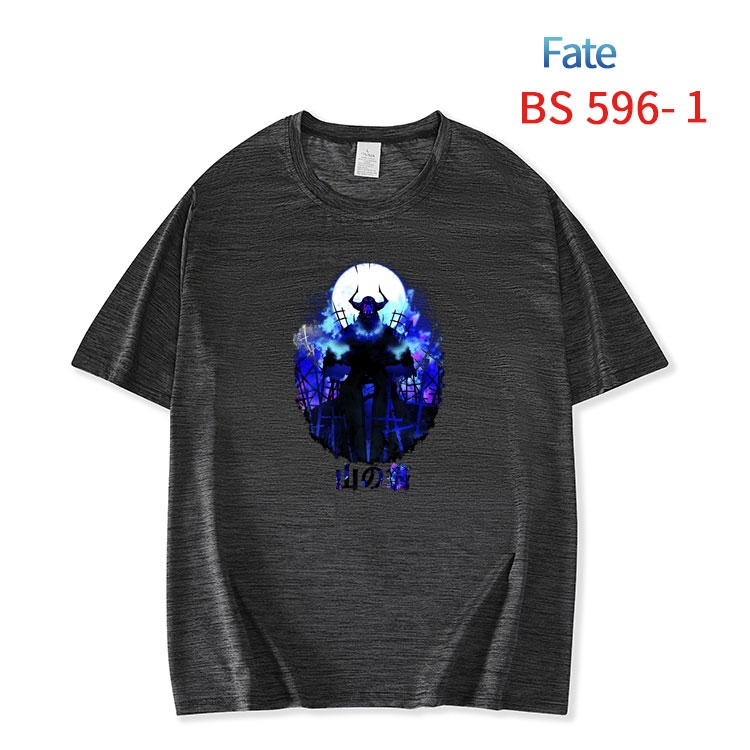 Fate stay night New ice silk cotton loose and comfortable T-shirt from XS to 5XL  BS-596-1