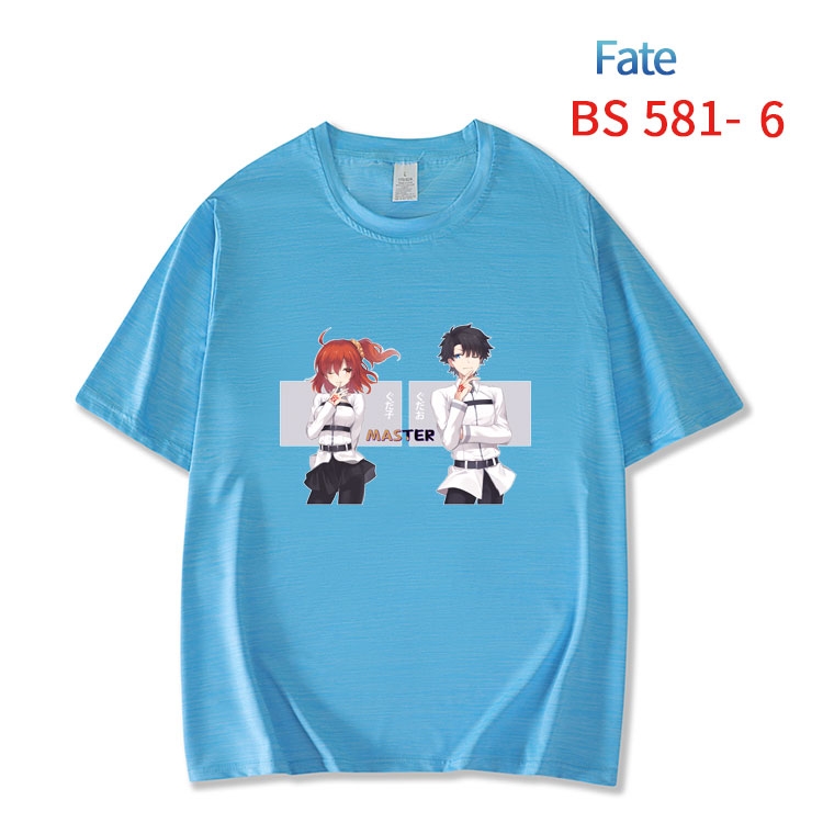 Fate stay night New ice silk cotton loose and comfortable T-shirt from XS to 5XL  BS-581-6