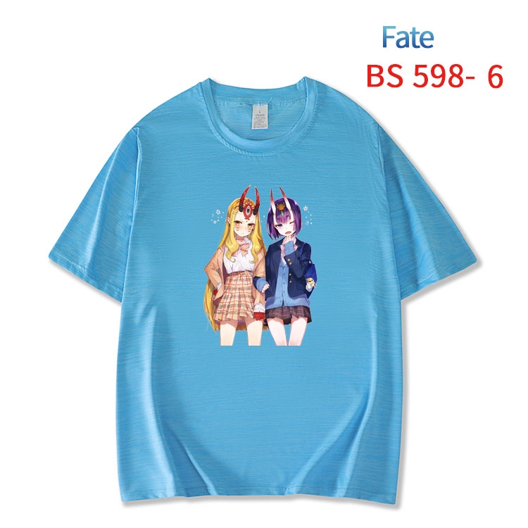 Fate stay night New ice silk cotton loose and comfortable T-shirt from XS to 5XL BS-598-6