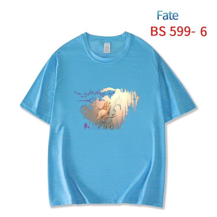 Fate stay night New ice silk cotton loose and comfortable T-shirt from XS to 5XL BS-599-6