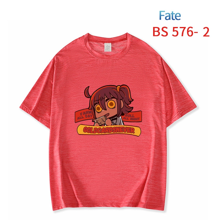 Fate stay night New ice silk cotton loose and comfortable T-shirt from XS to 5XL BS-576-2