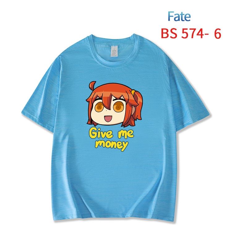 Fate stay night New ice silk cotton loose and comfortable T-shirt from XS to 5XL  BS-574-6