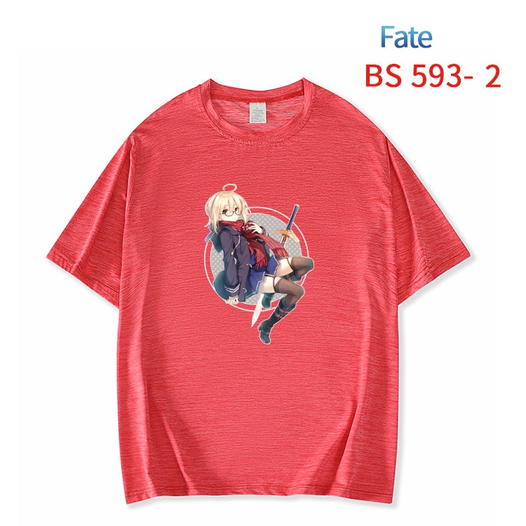 Fate stay night New ice silk cotton loose and comfortable T-shirt from XS to 5XL BS-593-2