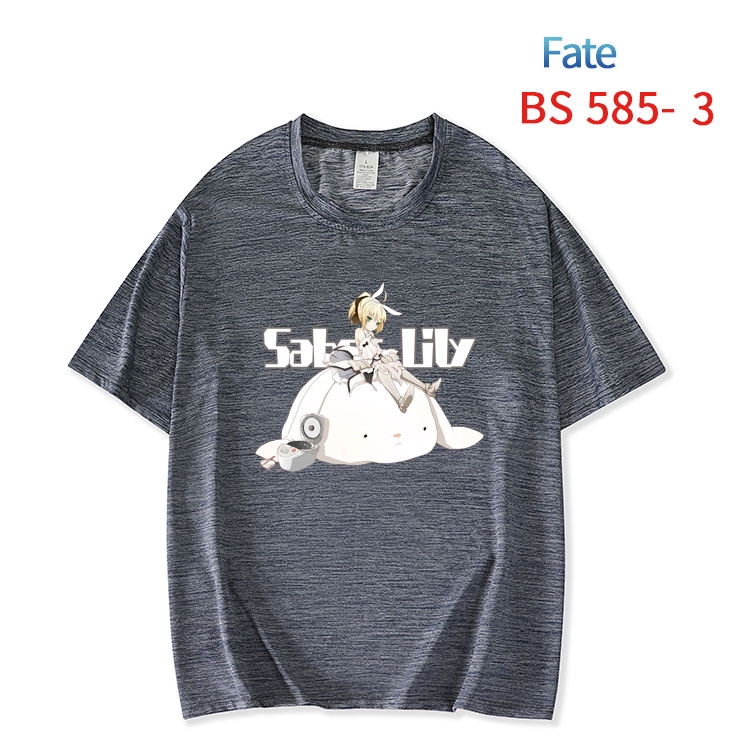 Fate stay night New ice silk cotton loose and comfortable T-shirt from XS to 5XL  BS-585-3