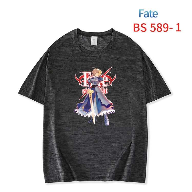Fate stay night New ice silk cotton loose and comfortable T-shirt from XS to 5XL  BS-589-1