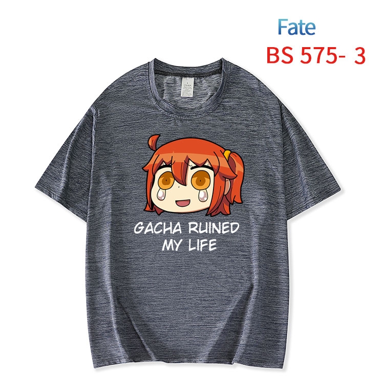 Fate stay night New ice silk cotton loose and comfortable T-shirt from XS to 5XL  BS-575-3