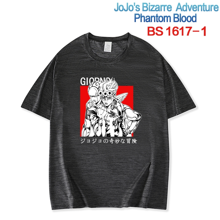 JoJos Bizarre Adventure New ice silk cotton loose and comfortable T-shirt from XS to 5XL BS-1617-1