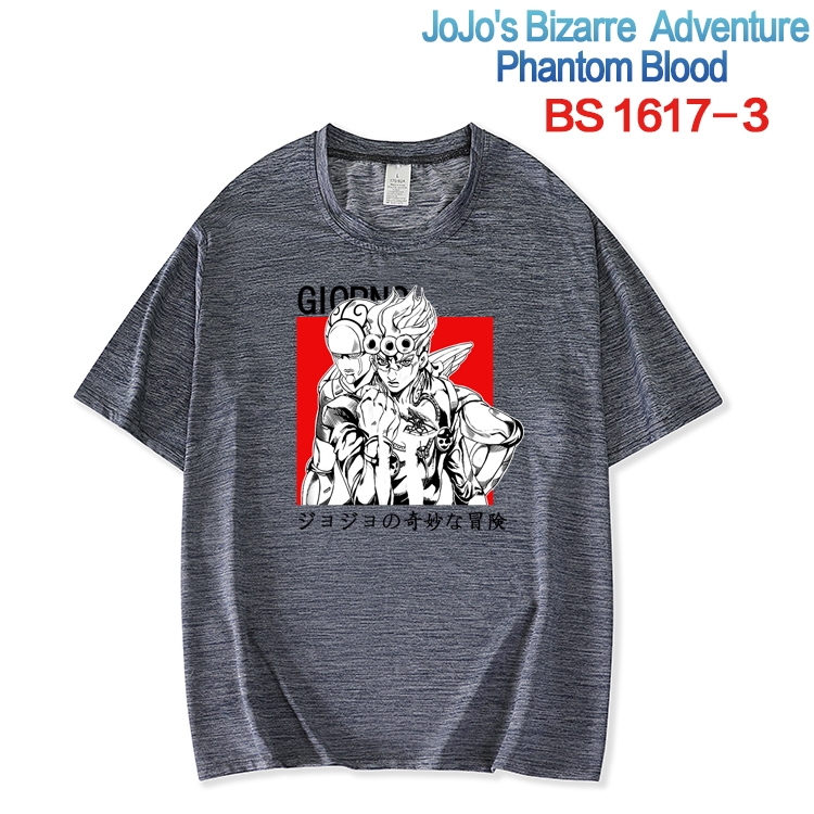 JoJos Bizarre Adventure New ice silk cotton loose and comfortable T-shirt from XS to 5XL BS-1617-3