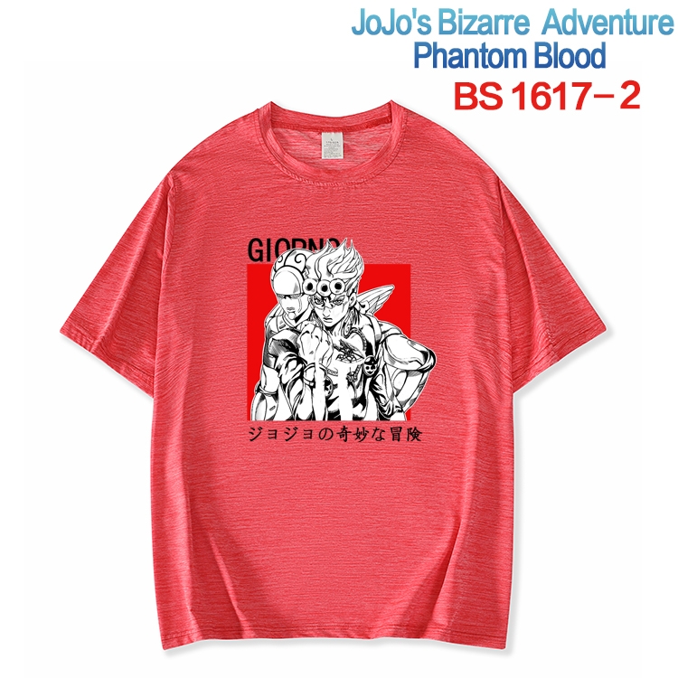 JoJos Bizarre Adventure New ice silk cotton loose and comfortable T-shirt from XS to 5XL BS-1617-2