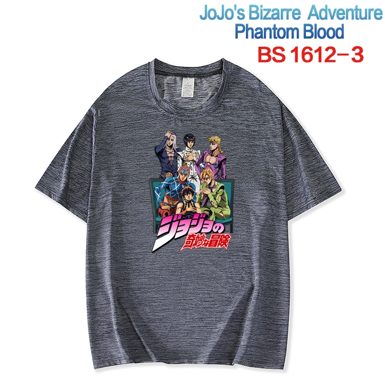 JoJos Bizarre Adventure New ice silk cotton loose and comfortable T-shirt from XS to 5XL BS-1612-3