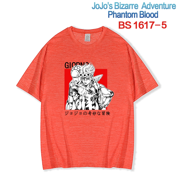 JoJos Bizarre Adventure New ice silk cotton loose and comfortable T-shirt from XS to 5XL BS-1617-5