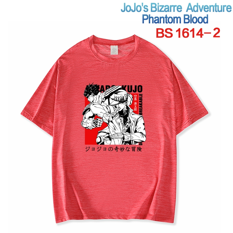 JoJos Bizarre Adventure New ice silk cotton loose and comfortable T-shirt from XS to 5XL BS-1614-2