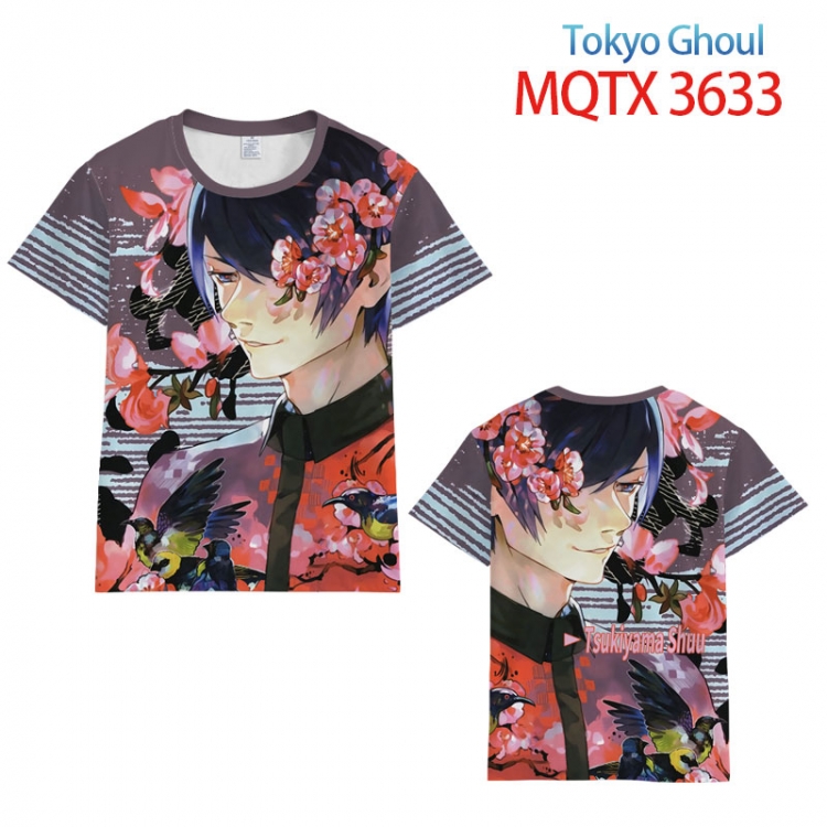 Tokyo Ghoul full color printed short-sleeved T-shirt from 2XS to 5XL MQTX3633