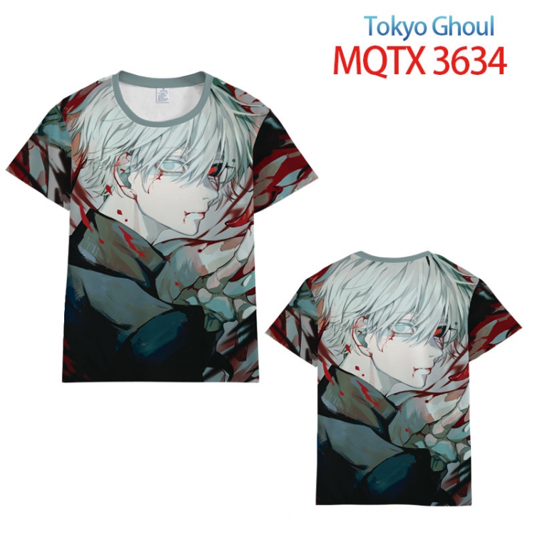Tokyo Ghoul full color printed short-sleeved T-shirt from 2XS to 5XL  MQTX3634
