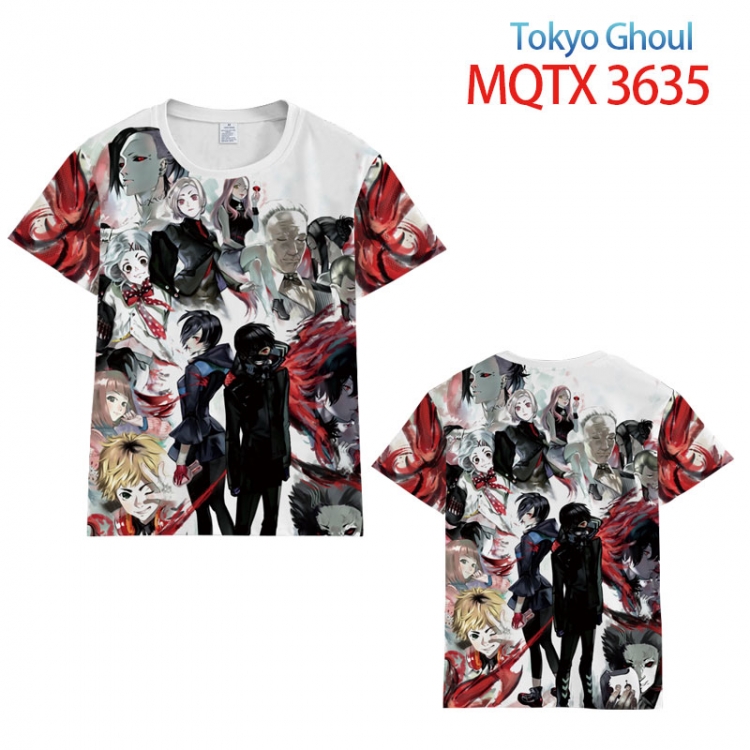 Tokyo Ghoul full color printed short-sleeved T-shirt from 2XS to 5XL MQTX3635