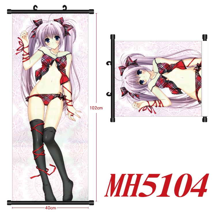 Tolove Anime black Plastic rod Cloth painting Wall Scroll 40X102CM  MH5104