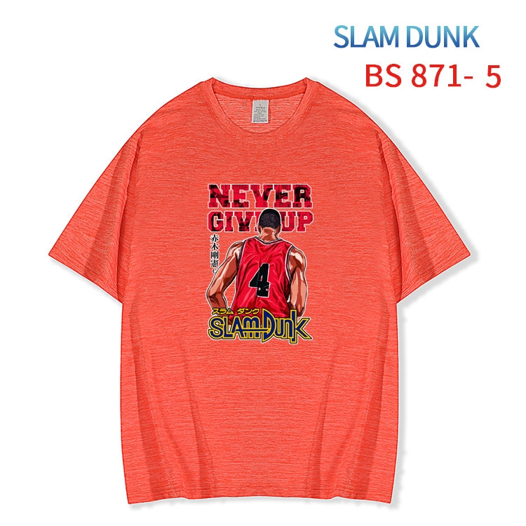 Slam Dunk New ice silk cotton loose and comfortable T-shirt from XS to 5XL BS-871-5