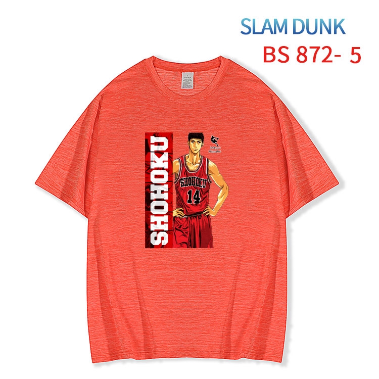 Slam Dunk New ice silk cotton loose and comfortable T-shirt from XS to 5XL BS-872-5