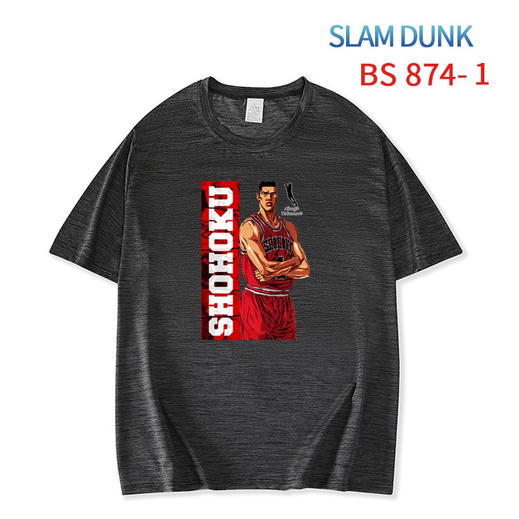 Slam Dunk New ice silk cotton loose and comfortable T-shirt from XS to 5XL BS-874-1