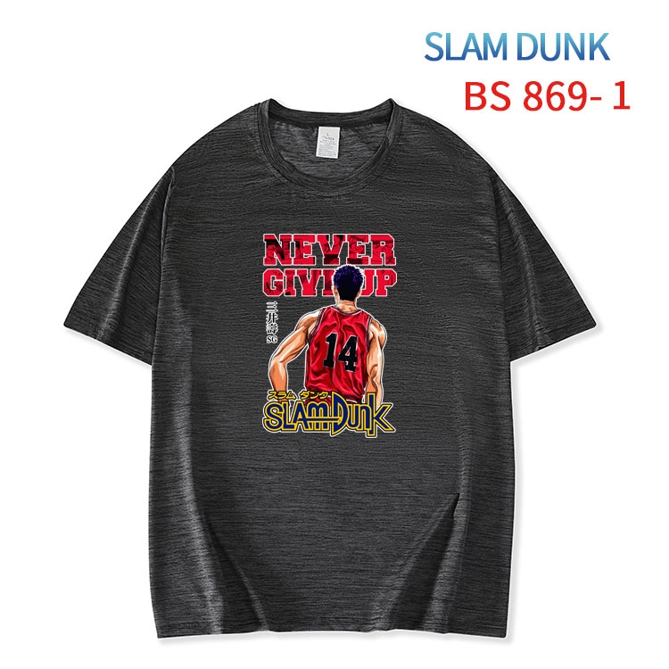 Slam Dunk New ice silk cotton loose and comfortable T-shirt from XS to 5XL BS-869-1