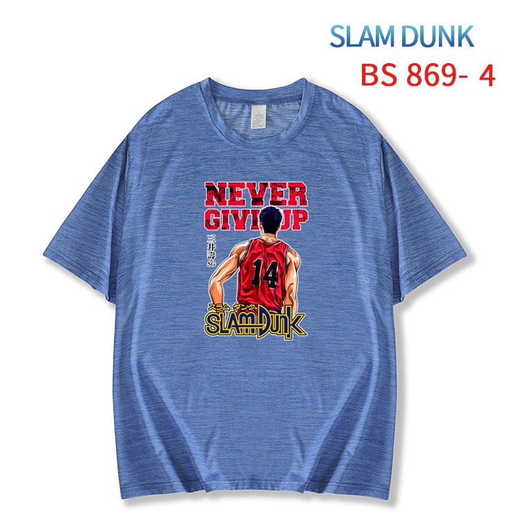 Slam Dunk New ice silk cotton loose and comfortable T-shirt from XS to 5XL BS-869-4