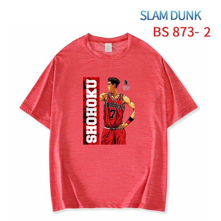 Slam Dunk New ice silk cotton loose and comfortable T-shirt from XS to 5XL BS-873-2