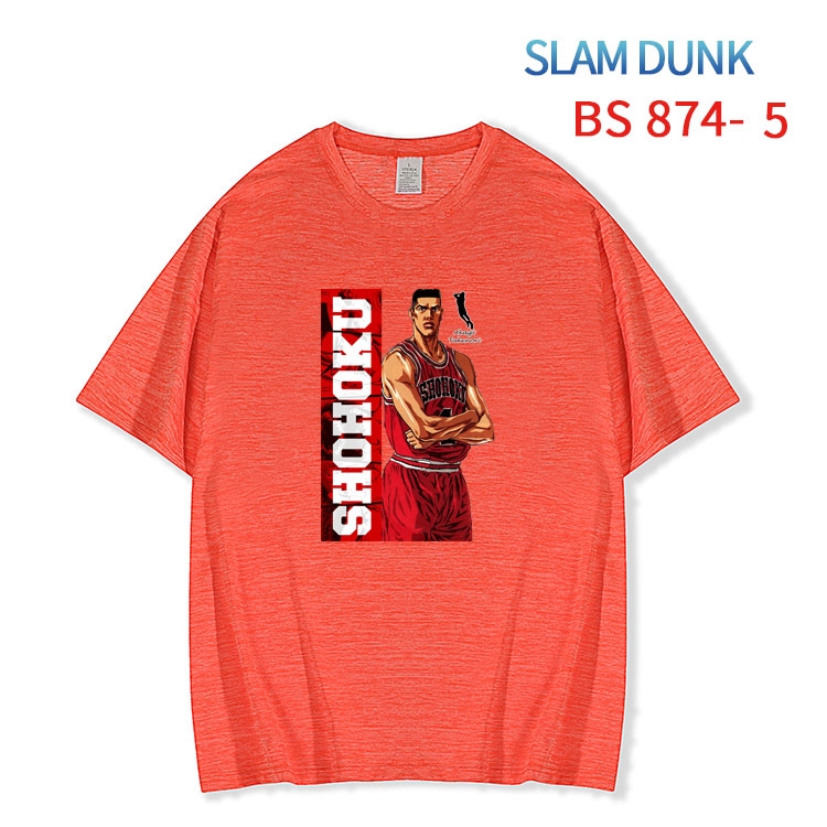 Slam Dunk New ice silk cotton loose and comfortable T-shirt from XS to 5XL BS-874-5