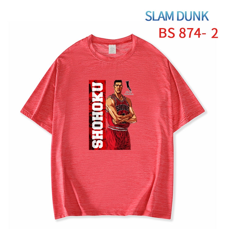 Slam Dunk New ice silk cotton loose and comfortable T-shirt from XS to 5XL BS-874-2