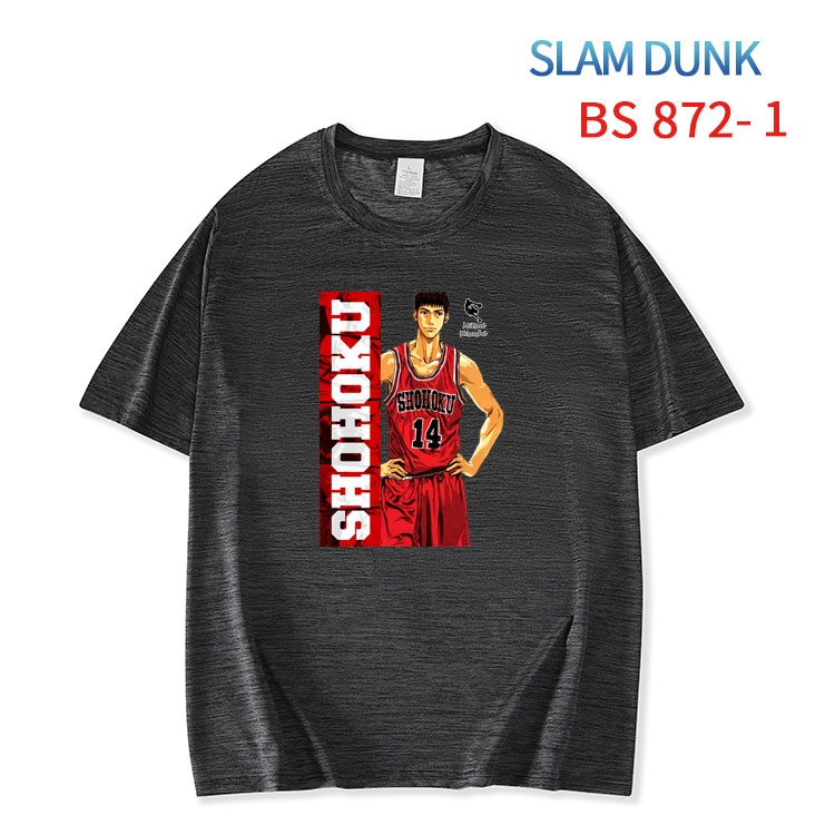 Slam Dunk New ice silk cotton loose and comfortable T-shirt from XS to 5XL BS-872-1