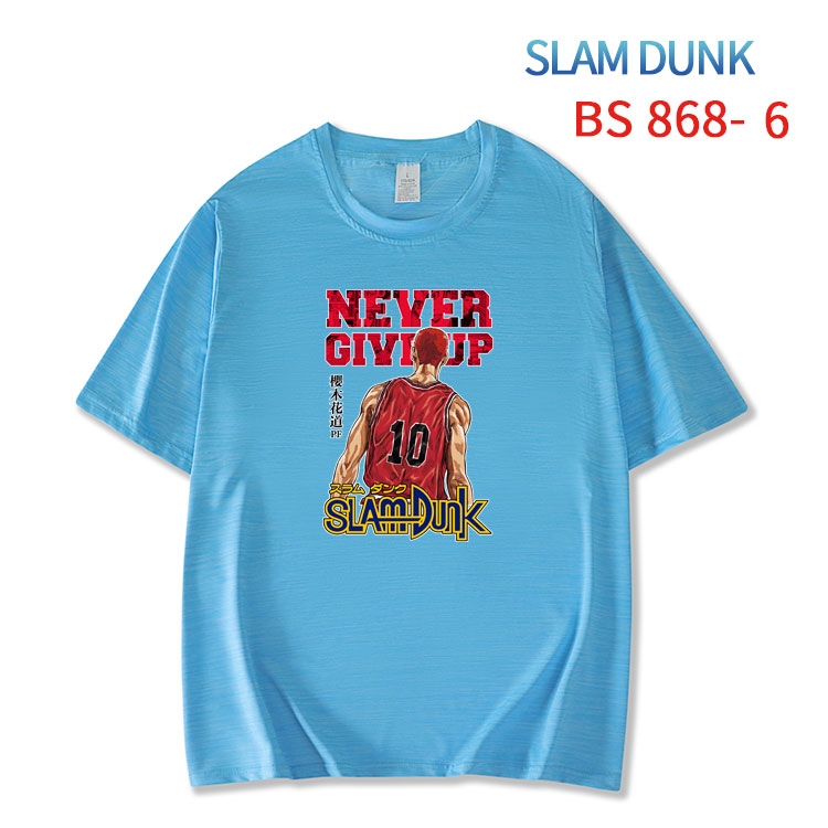 Slam Dunk New ice silk cotton loose and comfortable T-shirt from XS to 5XL BS-868-6
