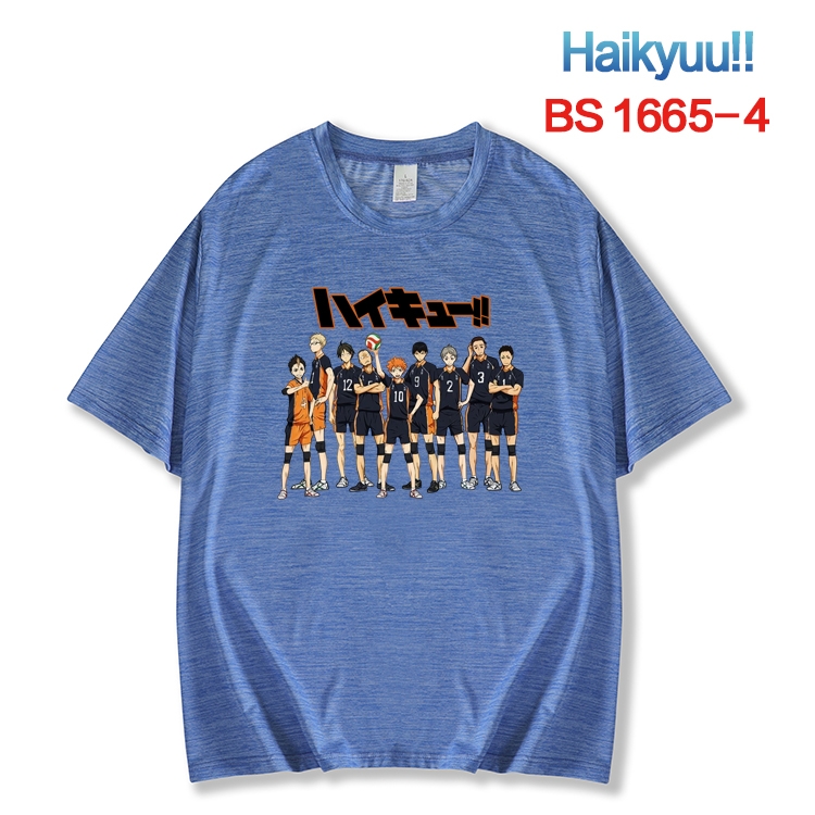 Haikyuu!! New ice silk cotton loose and comfortable T-shirt from XS to 5XL  BS-1665-4