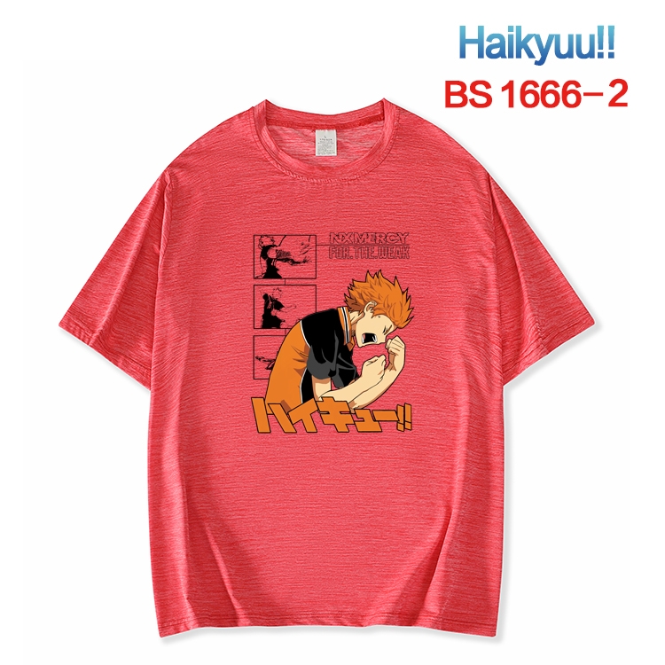 Haikyuu!! New ice silk cotton loose and comfortable T-shirt from XS to 5XL  BS-1666-2