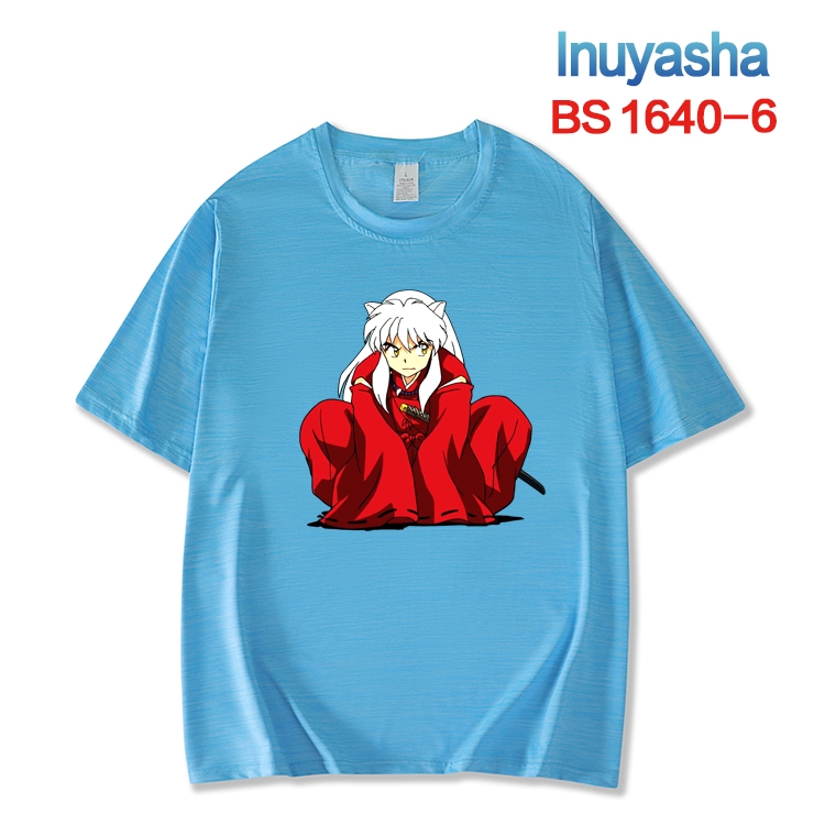 Inuyasha  New ice silk cotton loose and comfortable T-shirt from XS to 5XL BS-1640-6