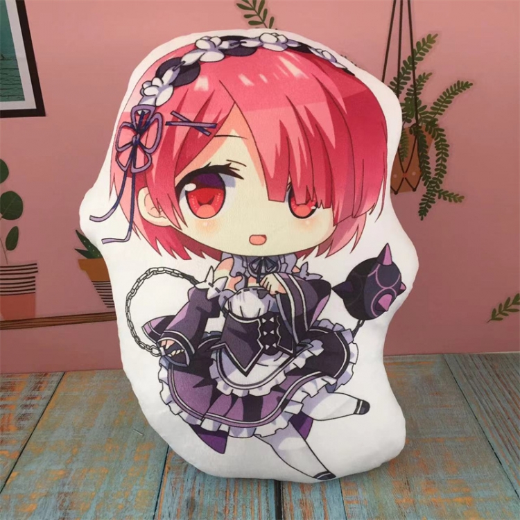 Re:Zero kara Hajimeru Isekai Seikatsu Double Sided Plush Pillow Cushion Plush Throw Pillow