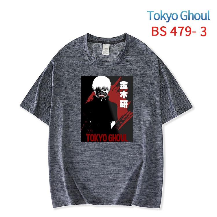Tokyo Ghoul New ice silk cotton loose and comfortable T-shirt from XS to 5XL   BS-479-3