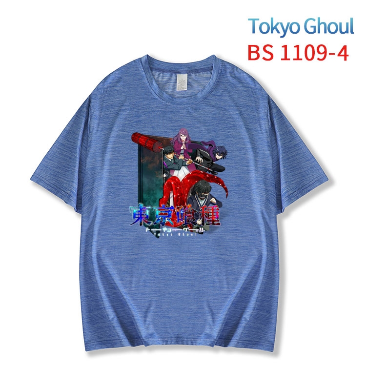 Tokyo Ghoul New ice silk cotton loose and comfortable T-shirt from XS to 5XL BS-1109-4