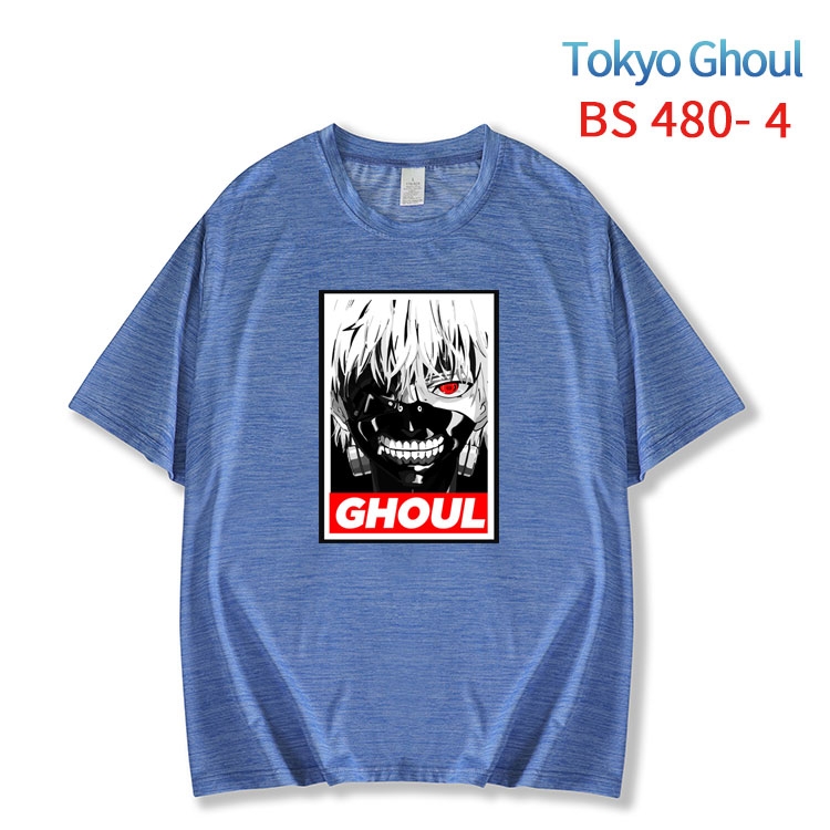 Tokyo Ghoul New ice silk cotton loose and comfortable T-shirt from XS to 5XL   BS-480-4