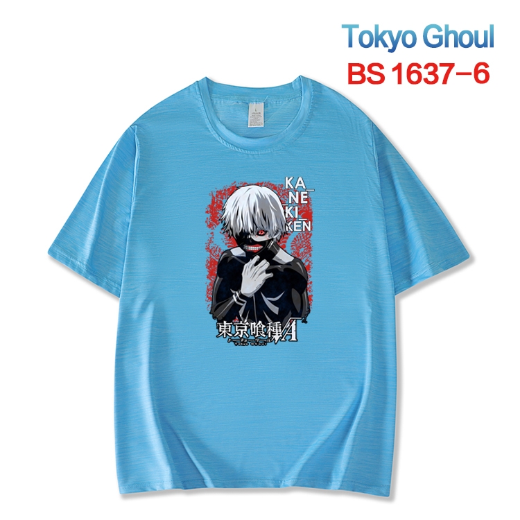 Tokyo Ghoul New ice silk cotton loose and comfortable T-shirt from XS to 5XL   BS-1637-6