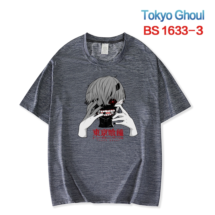 Tokyo Ghoul New ice silk cotton loose and comfortable T-shirt from XS to 5XL  BS-1633-3